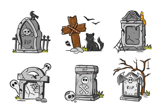 Graveyard Tombstones