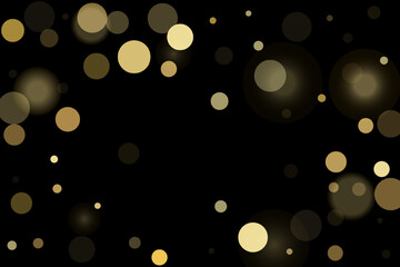 Gold glitter confetti, great design for any purpose. Party decor.