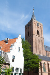 Obraz premium Saint Vitus Church in the Dutch fortified town of Naarden in the Netherlands.