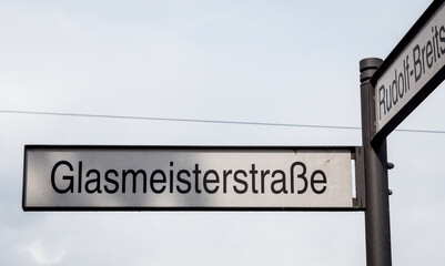 Fototapeta premium Potsdam-Babelsberg: Glasmeisterstraße