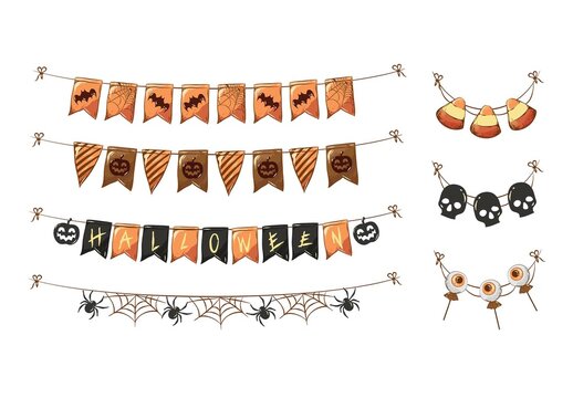 Halloween Decorations and Borders