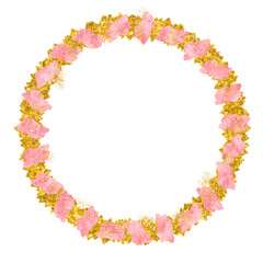 Gemstones and Gold Ornate Illustration