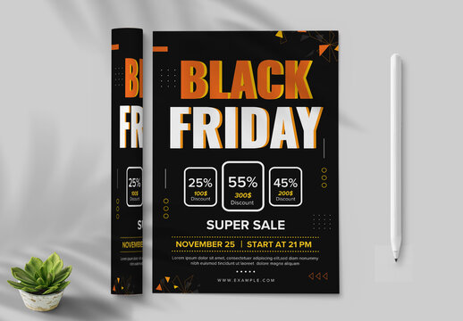 Black Friday Sale Flyer Layout