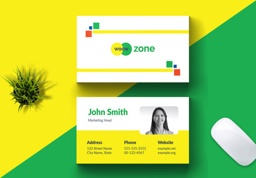 Corporate Business Card Layout