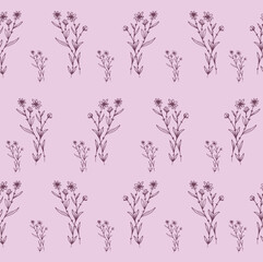 seamless pattern with flowers