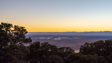 Fototapeta na wymiar Sunset Over The San Luis Valley