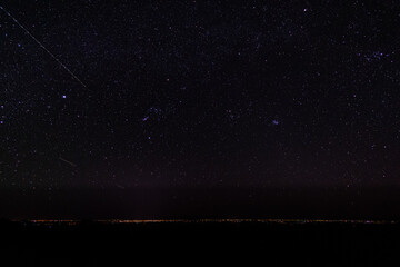 Night Sky Over Alamosa,  Colorado