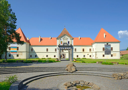 Miercurea Ciuc, Romania - Szekler Museum of Ciuc, Mikó Castle from the 17th century, which houses the ethnographic museum