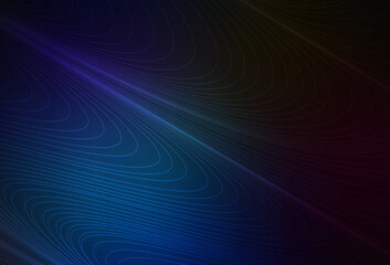 Dark BLUE vector template with repeated sticks.