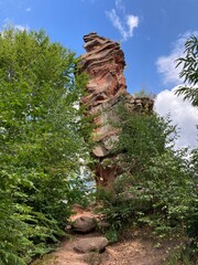 Napoleon-Felsen, Palatinate forest near Bruchweiler-B&auml;renbach, Daher Felsenland