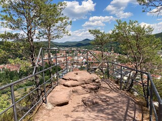 City of Dahn, Palatinate forest