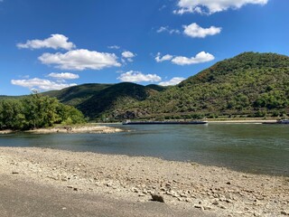 River Rhein, Rheinvalley near Bacharach