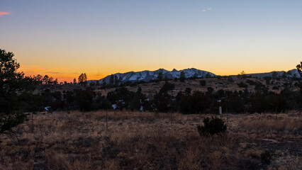 Sunset Near Los Alamos, New Mexico