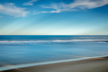 Idyllic Beach in Porto Seguro at sunset, Bahia, Northeastern Brazil