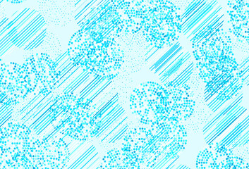 Light Yellow vector pattern with spheres.