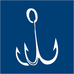 fishing hook vector illustration