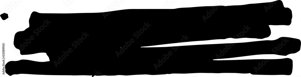 Poster artistic line brush stroke design element