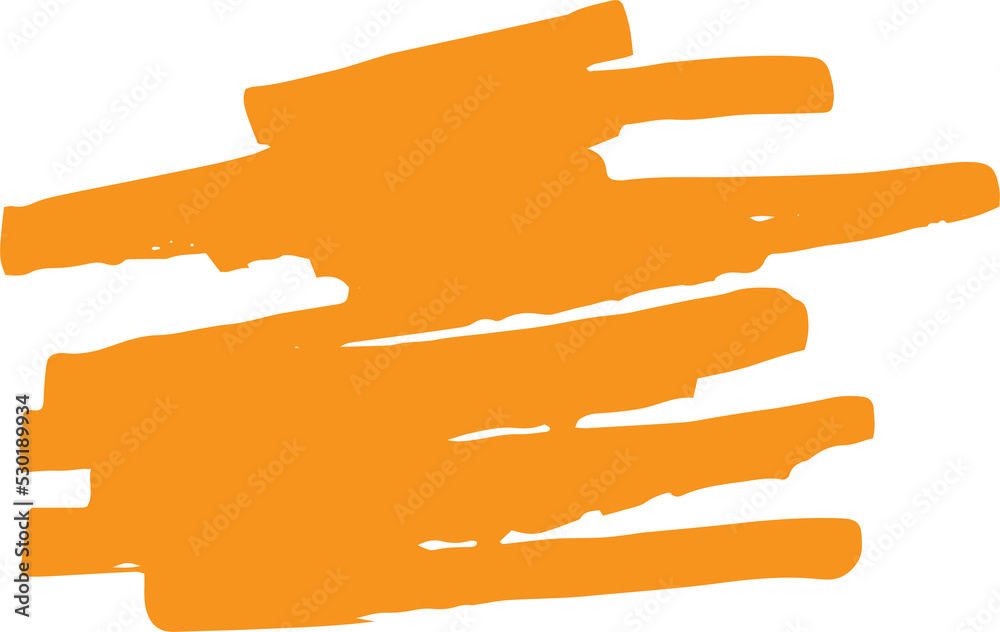 Aufkleber artistic line brush stroke design element