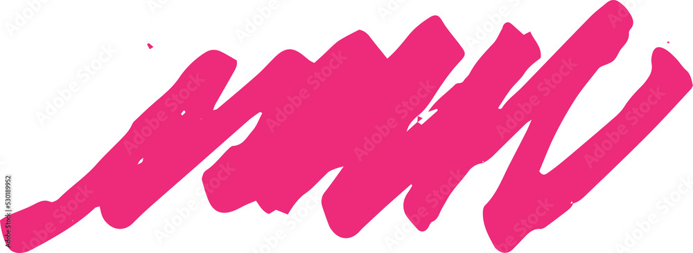Aufkleber artistic line brush stroke design element