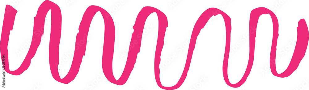Poster artistic line brush stroke design element