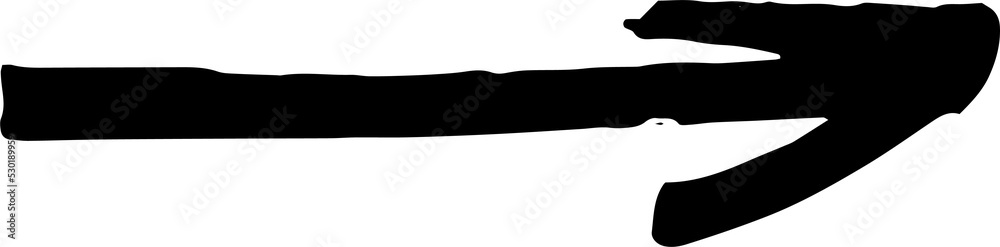 Poster artistic line brush stroke design element