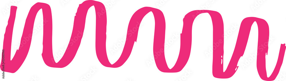 Poster artistic line brush stroke design element