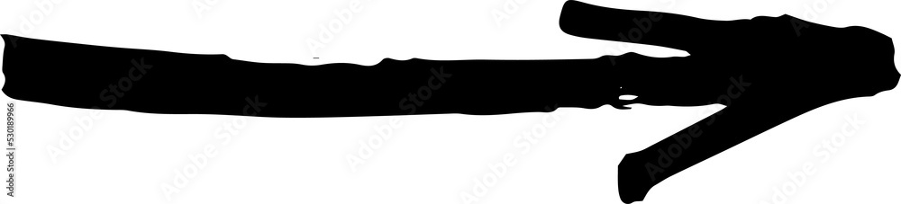 Poster artistic line brush stroke design element