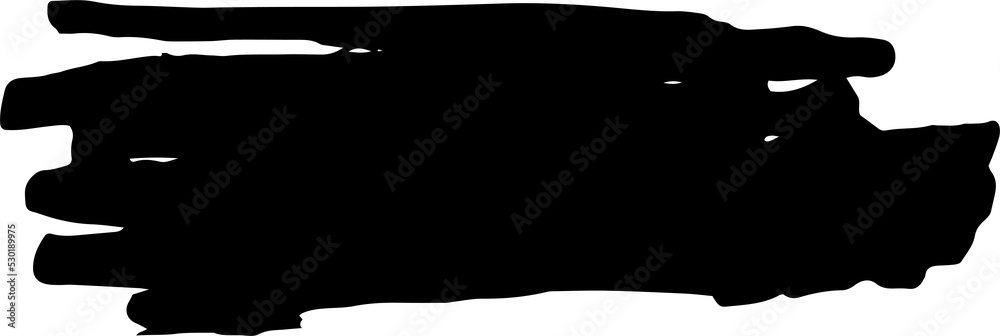 Poster artistic line brush stroke design element