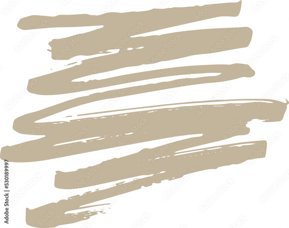 Poster artistic line brush stroke design element