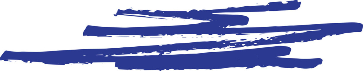 artistic line brush stroke design element