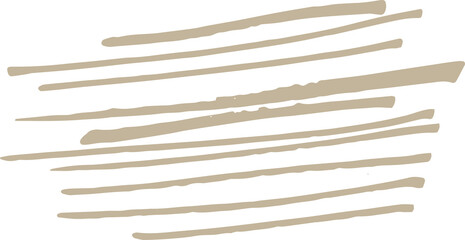 artistic line brush stroke design element