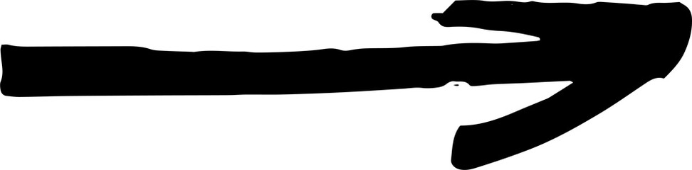 artistic line brush stroke design element