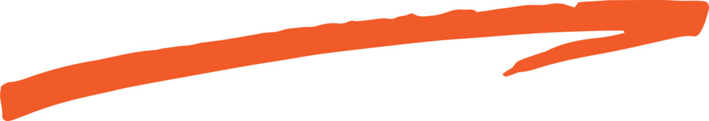 artistic line brush stroke design element