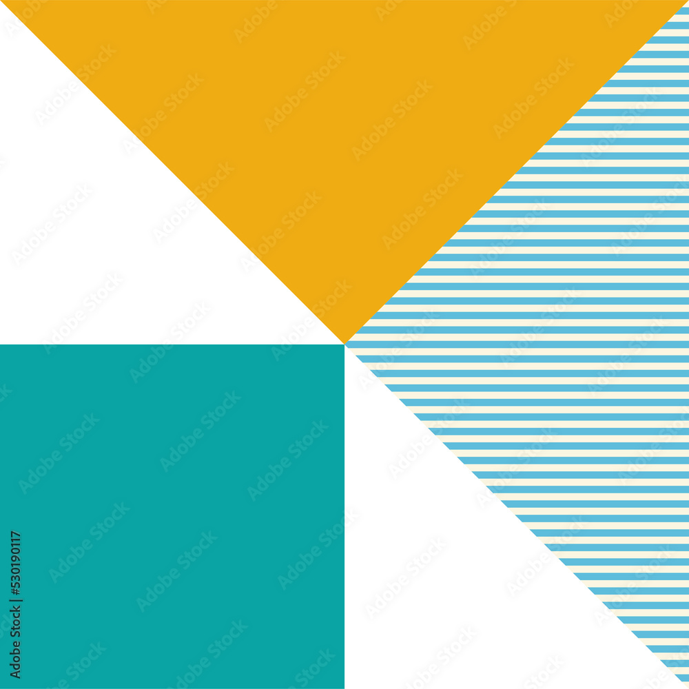 Aufkleber trendy geometric with checkered patterns in multiple colors and shapes. creative contemporary design element in square for decoration of pop theme design.