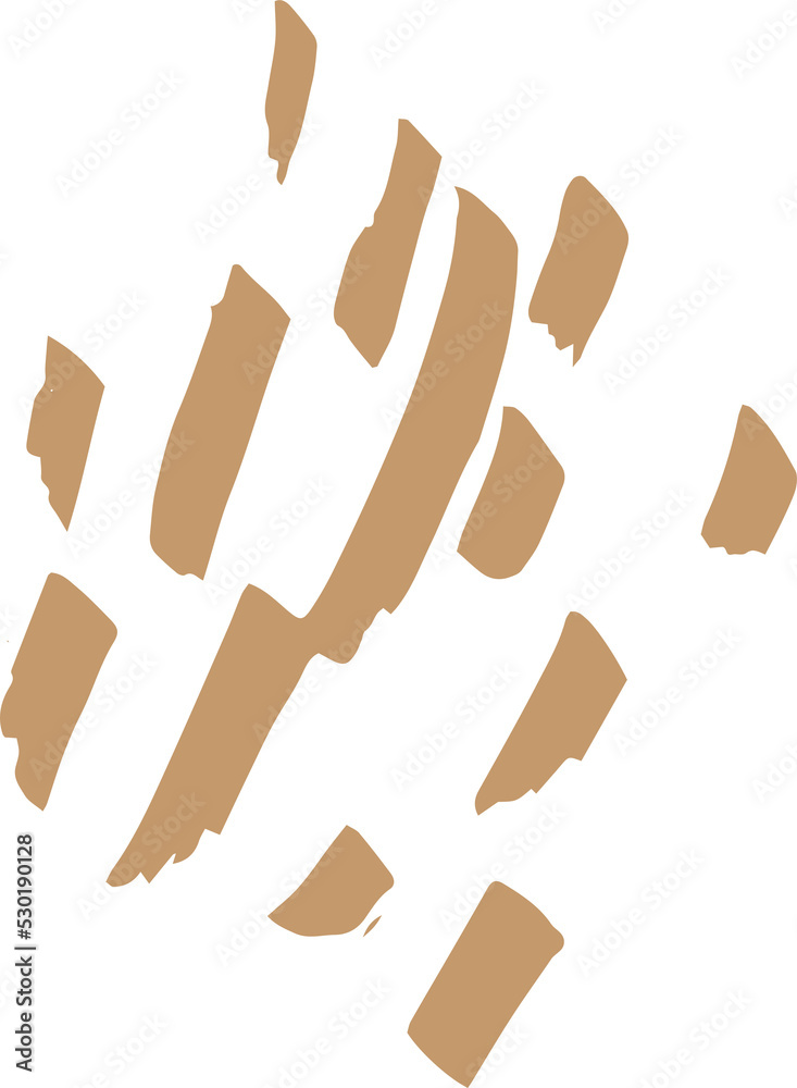 Aufkleber abstract colorful scribble line stroke, artistic graphic design elements for lower third, brush line