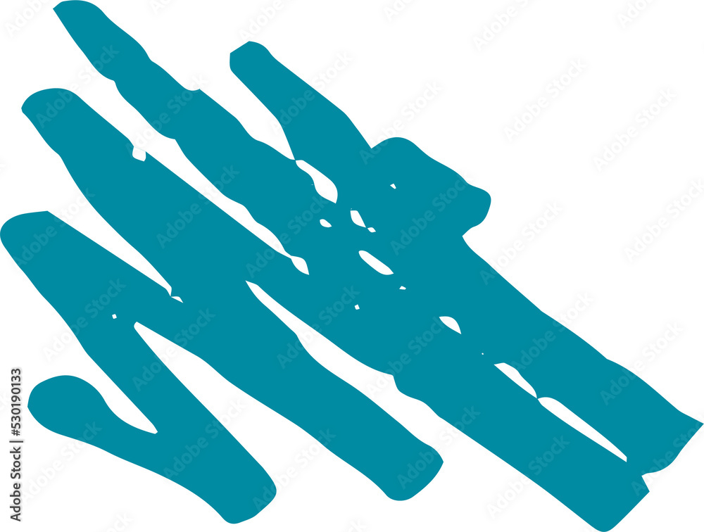 Poster abstract colorful scribble line stroke, artistic graphic design elements for lower third, brush line