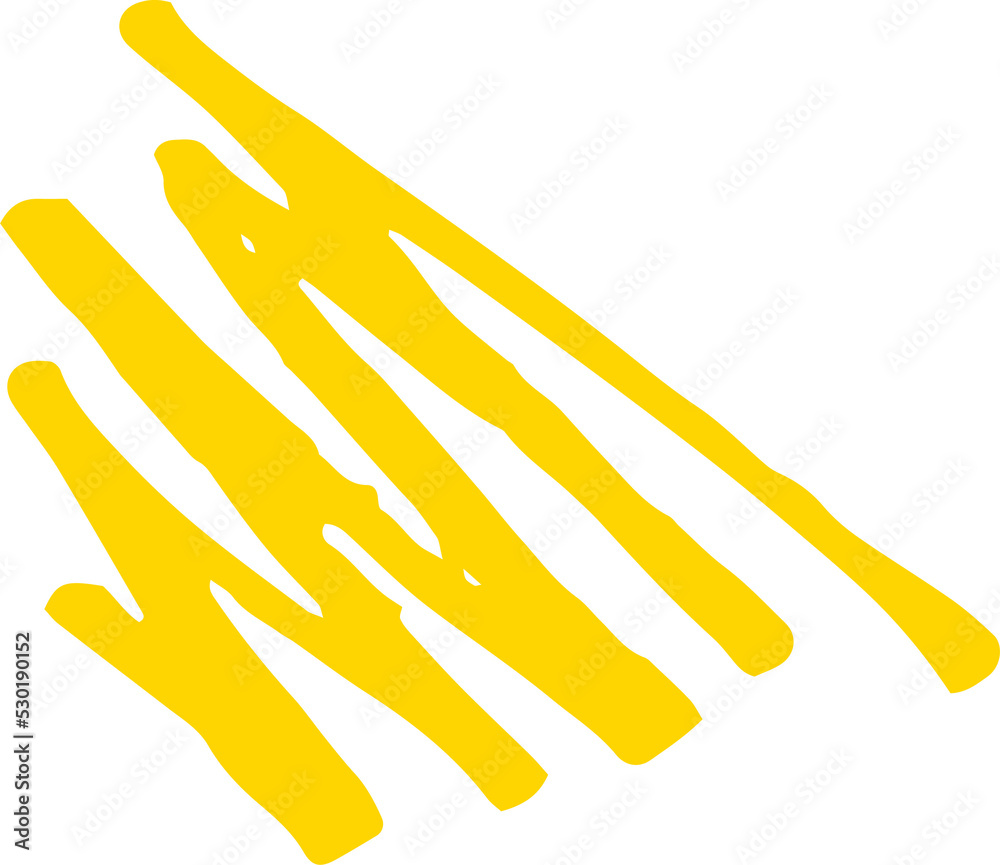 Aufkleber abstract colorful scribble line stroke, artistic graphic design elements for lower third, brush line