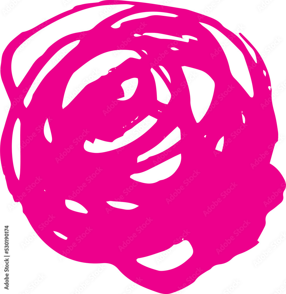 Aufkleber abstract colorful scribble line stroke, artistic graphic design elements for lower third, brush line