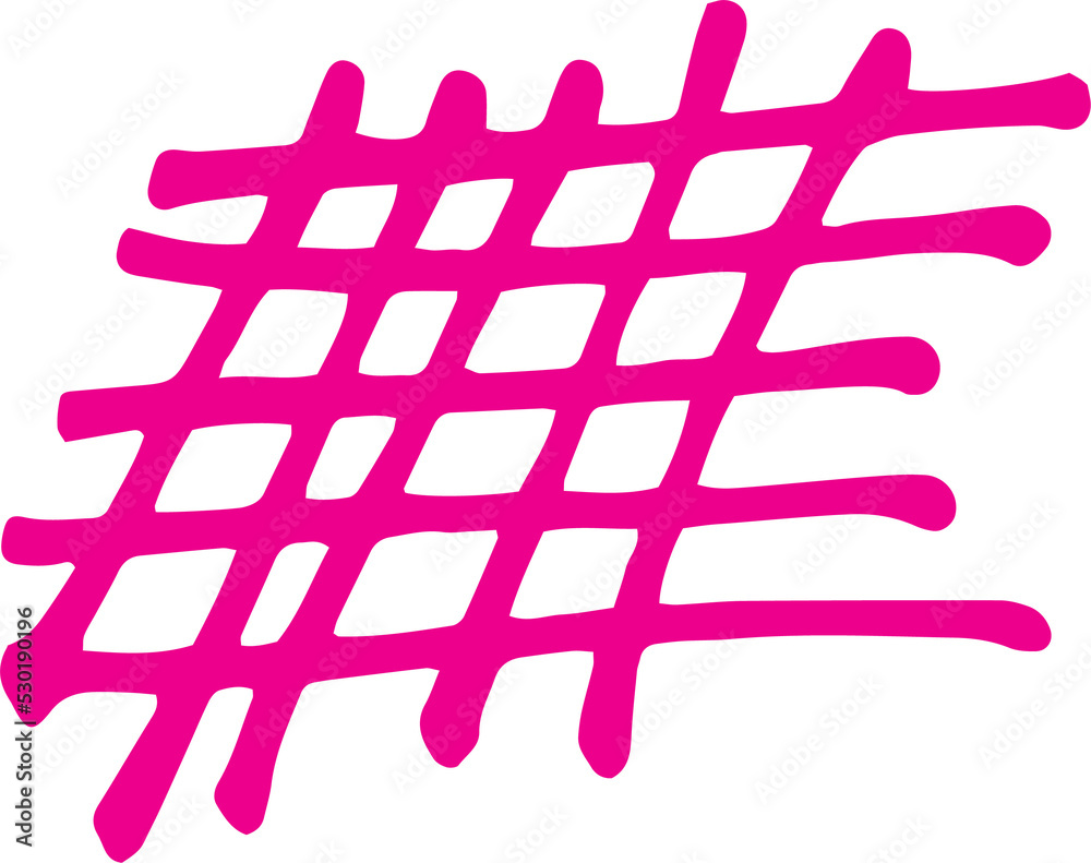 Poster abstract colorful scribble line stroke, artistic graphic design elements for lower third, brush line