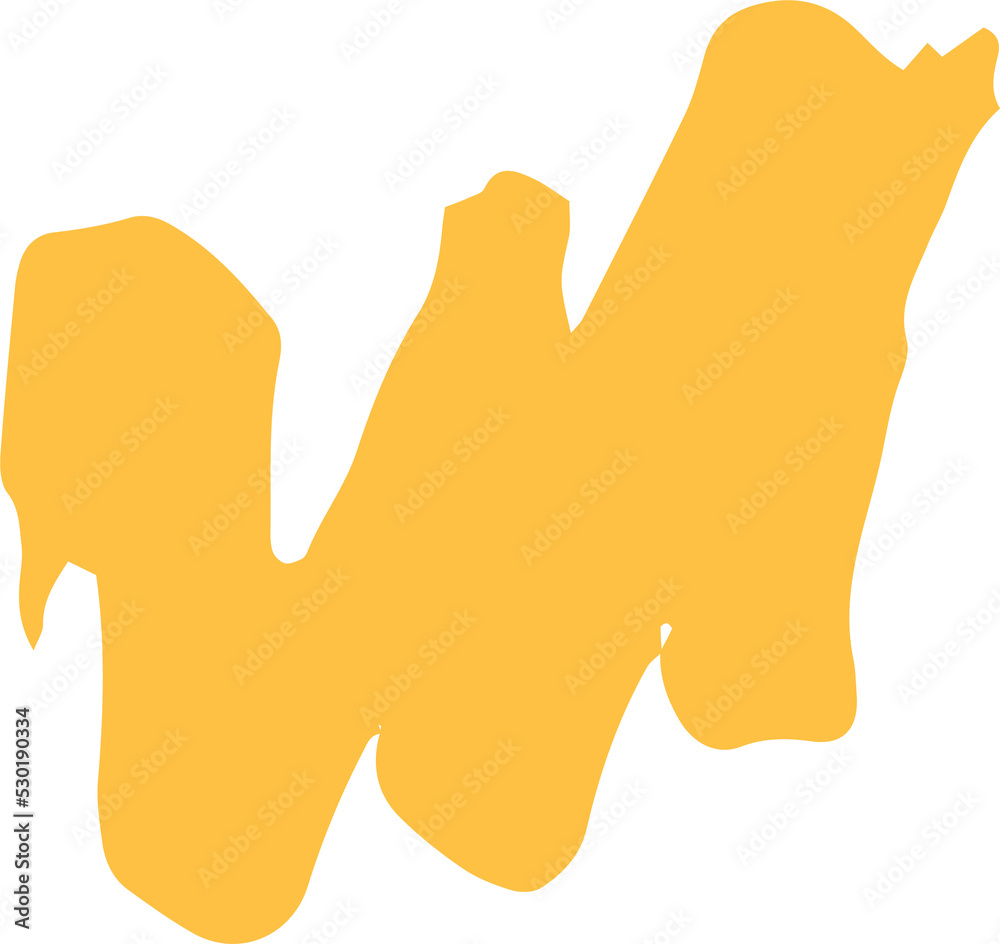Aufkleber abstract colorful scribble line stroke, artistic graphic design elements for lower third, brush line