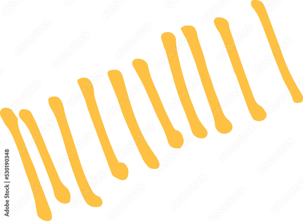 Aufkleber abstract colorful scribble line stroke, artistic graphic design elements for lower third, brush line