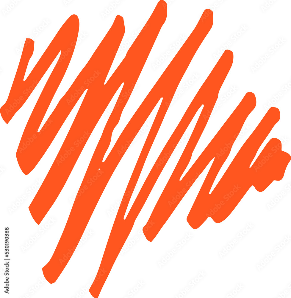 Poster abstract colorful scribble line stroke, artistic graphic design elements for lower third, brush line