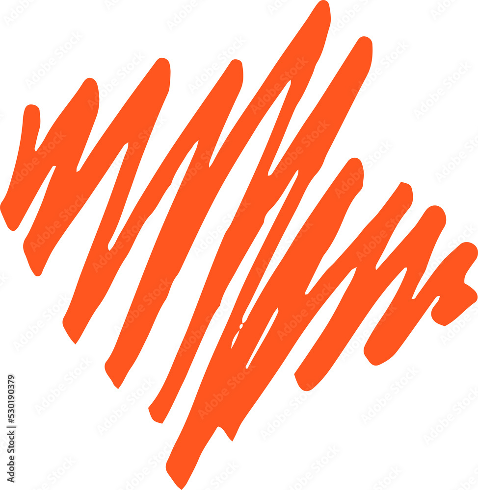 Poster abstract colorful scribble line stroke, artistic graphic design elements for lower third, brush line