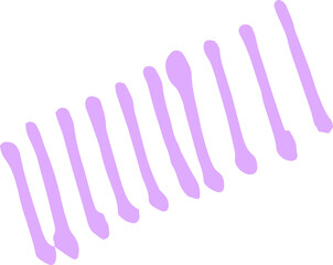 Abstract colorful scribble line stroke, Artistic  graphic design elements for lower third, brush lines, text effect, photo overlay, etc. Chinese style abstract brush strokes