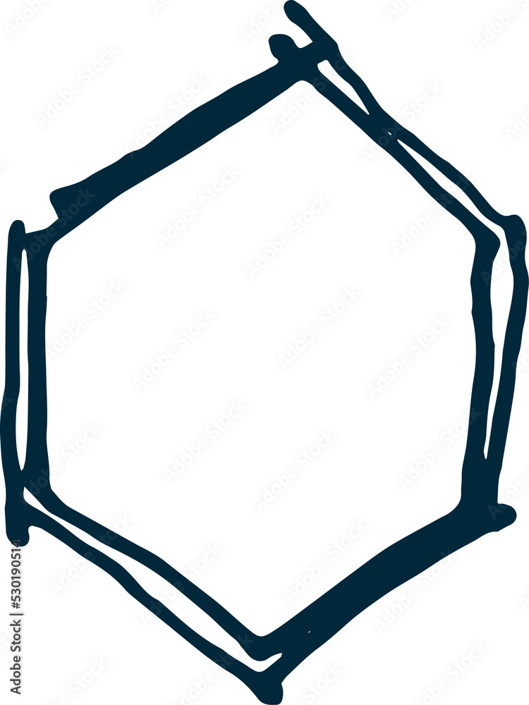 Poster basic shapes hand drawn geometric line for design element. a collection of random shape icon for ill