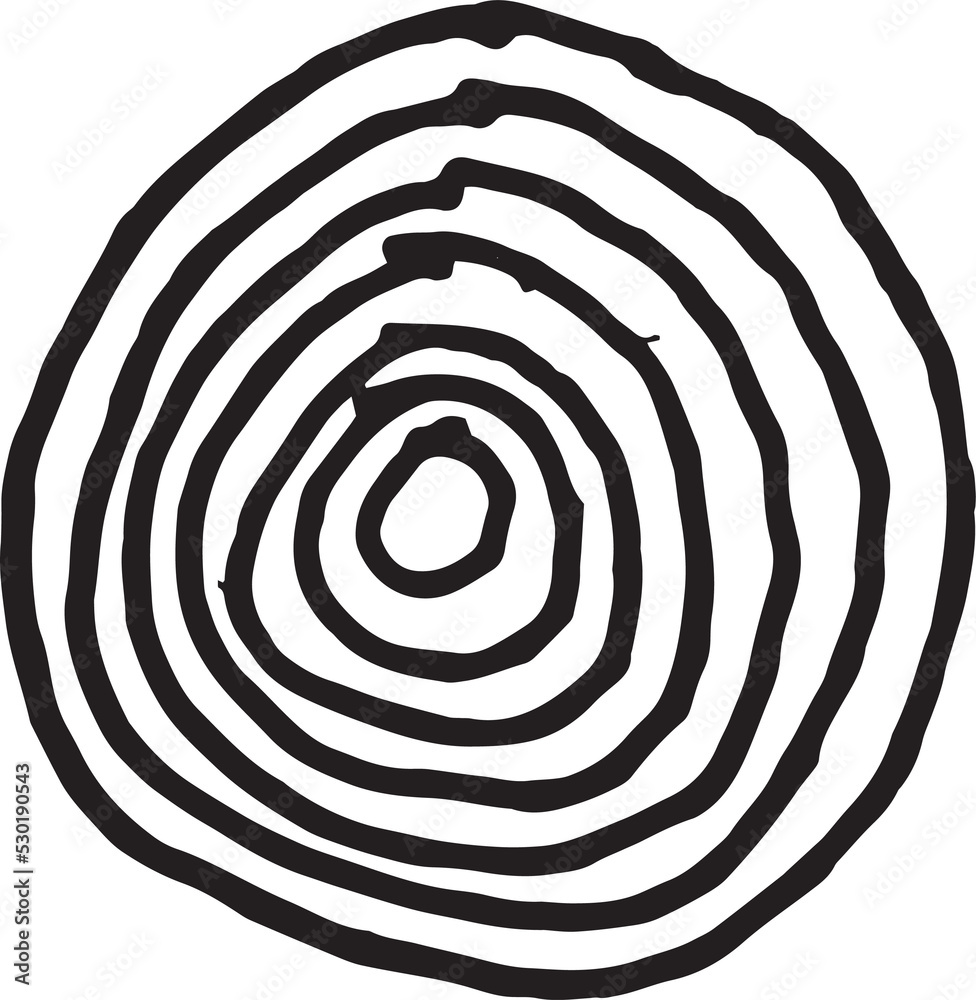 Aufkleber abstract stroke in doodle art and scribble for design element