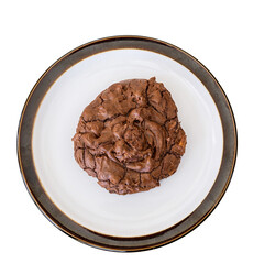 Homemade triple chocolate cookies.