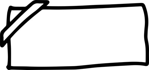 business themed in doodle illustration. cute and simple memo and notebook in cartoon hand drawn design element	