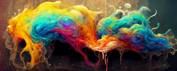 abstract random color explosion illustration