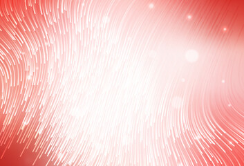 Light Red vector background with wry lines.